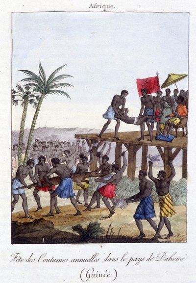 Traditional festival in Guinea by French School
