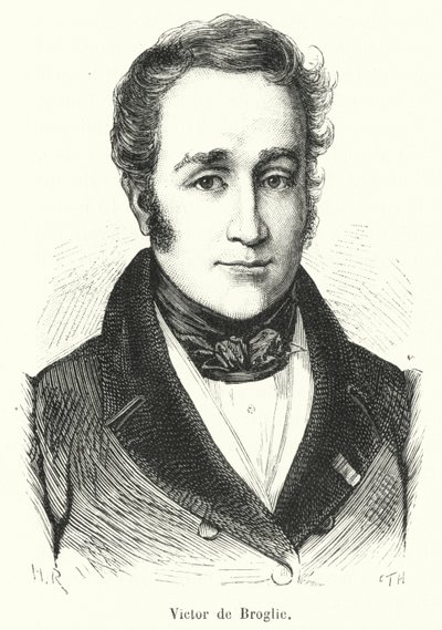 Victor de Broglie (engraving) by French School