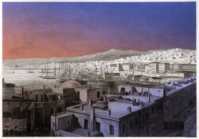 View of Algiers by French School