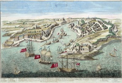 View of Brest in the 18th Century by French School