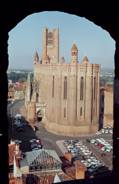 View of the Cathedral of Sainte-Cecile by French School
