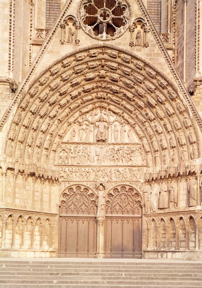 View of the West Facade by French School