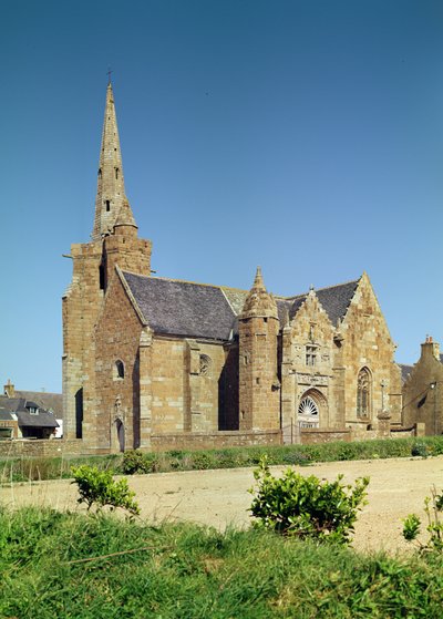 View of the church by French School