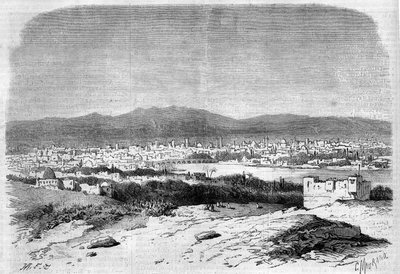 View of the City of Damascus, Syria by French School