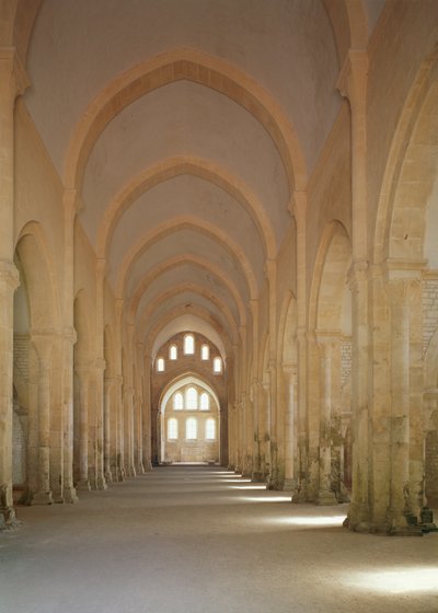 View of the Nave by French School