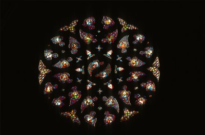 West Rose Window by French School
