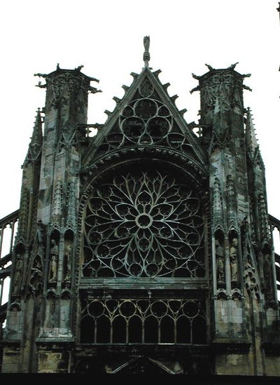 West rose window by French School