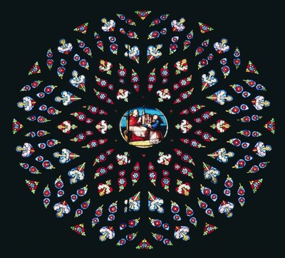 West Rose Window, c.1535 by French School