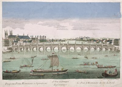Westminster Bridge, London by French School