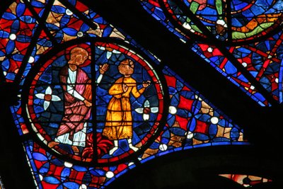 Window w115 depicting Abel