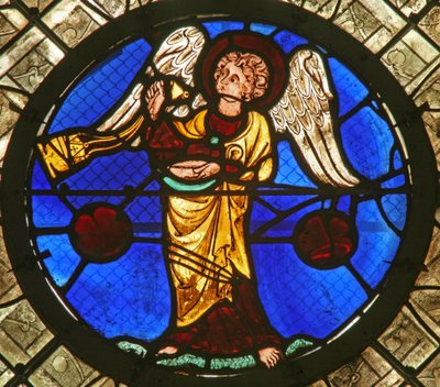 Censing Angel (Window W14) by French School