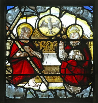 Window w18 depicting the Trinity by French School