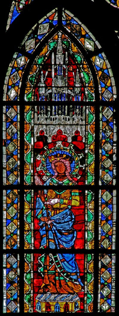 Window w204 depicting St Reparate by French School