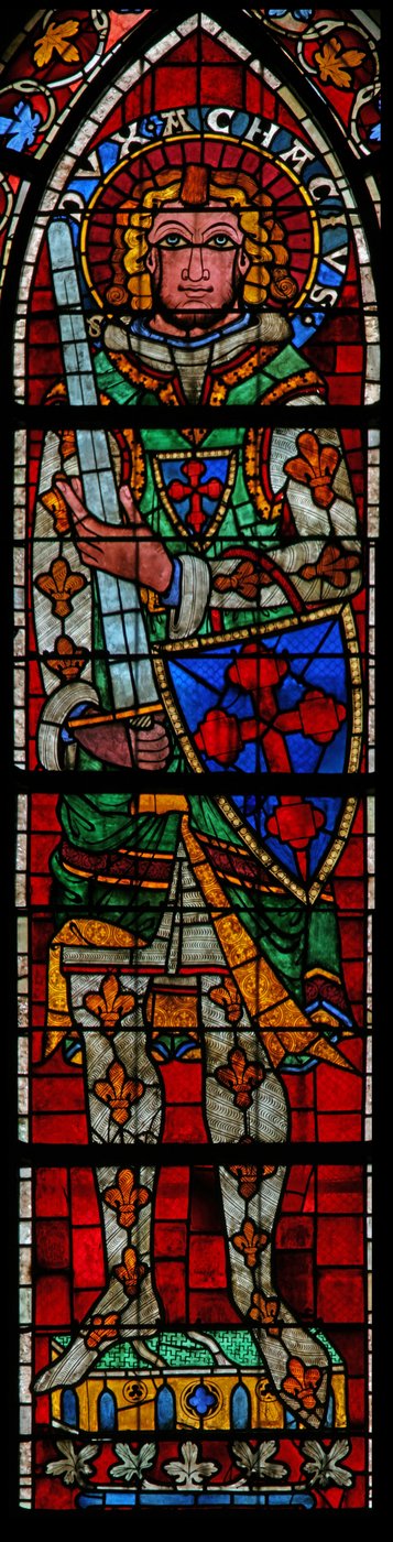 Window w205 depicting St Acacius by French School