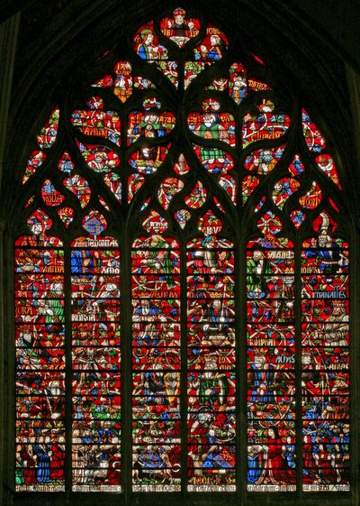 Window depicting the Tree of Jesse by French School