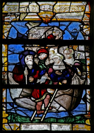 Window depicting Noah