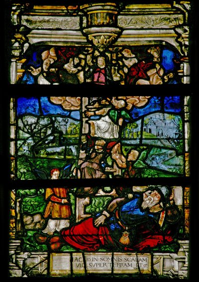 Window depicting Jacob