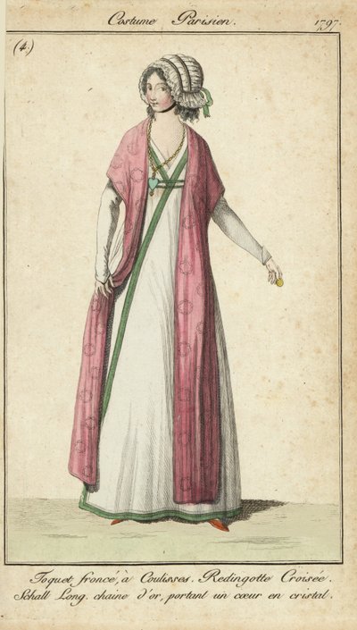 Woman in the fashion of the Directoire by French School