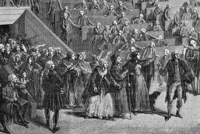 Women Invade the Assembly, 5-6 October 1789 by French School