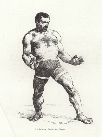 Wrestler by French School