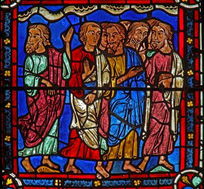 Group of people by French School