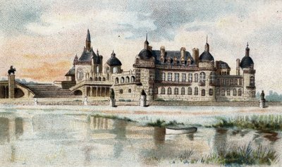 View of the Castle of Chantilly (Oise) by French School