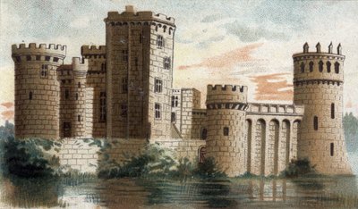 View of the Castle of Guillaume (Indre) by French School