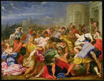 The Rape of the Sabine Women by Friedrich Christoph Steinhammer