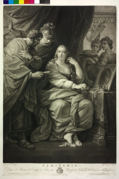 Queen Semiramis of Assyria by Friedrich Heinrich Fuger