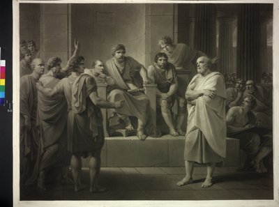 Socrates in Front of the Judges by Friedrich Heinrich Fuger