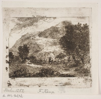 Landscape near Wallenstadt by Friedrich Kaup