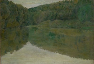 The Quiet Pond by Friedrich König