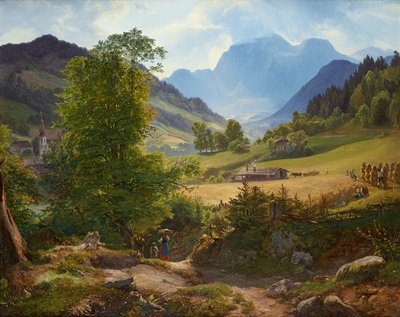 The Ramsau near Berchtesgaden by Friedrich Loos