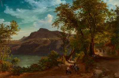 Monte Cavo near Albano by Friedrich Loos
