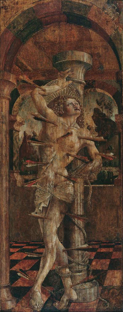 St. Sebastian (Inside) and St. Sebastian (Outside) by Friedrich Pacher