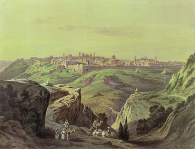 View of Jerusalem by Friedrich Perlberg