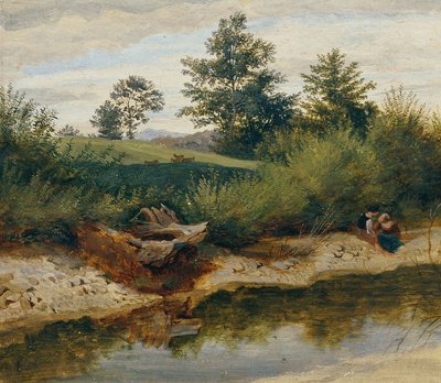 Stream Landscape by Friedrich Philipp Reinhold
