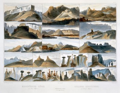Remarkable Hills on the Upper Missouri by Friedrich Salathé
