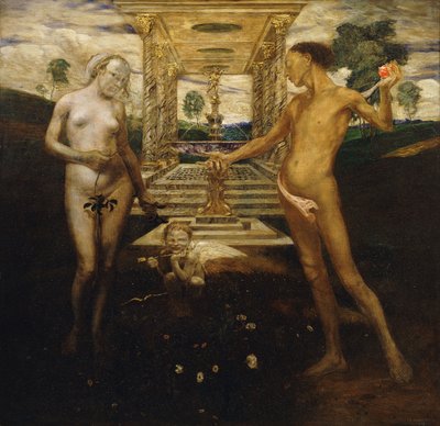 Adam and Eve by Friedrich Stahl