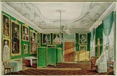 Berlin City Palace, Bedroom of Princess Marie by Friedrich Wilhelm Klose
