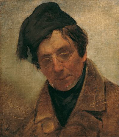 The Sculptor Pompeo Marchesi by Friedrich von Amerling