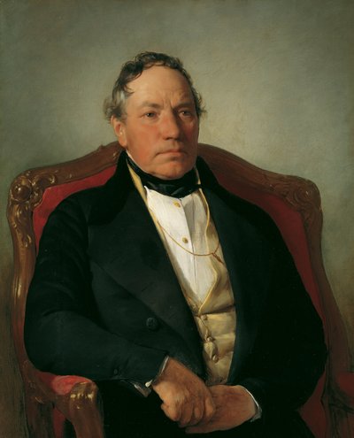 The Industrialist Johann Nepomuk Reithoffer by Friedrich von Amerling