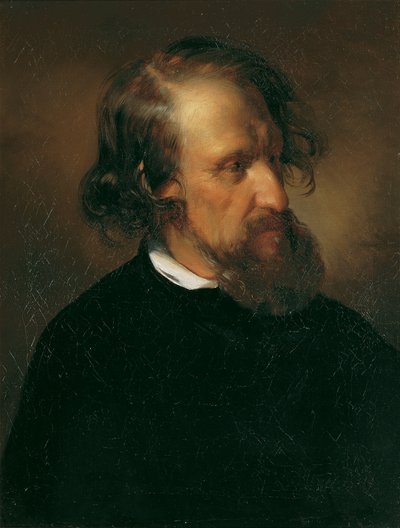 The Painter Josef Kriehuber by Friedrich von Amerling
