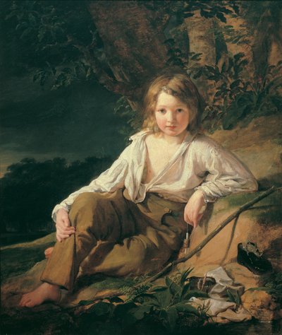 A Fisher Boy by Friedrich von Amerling