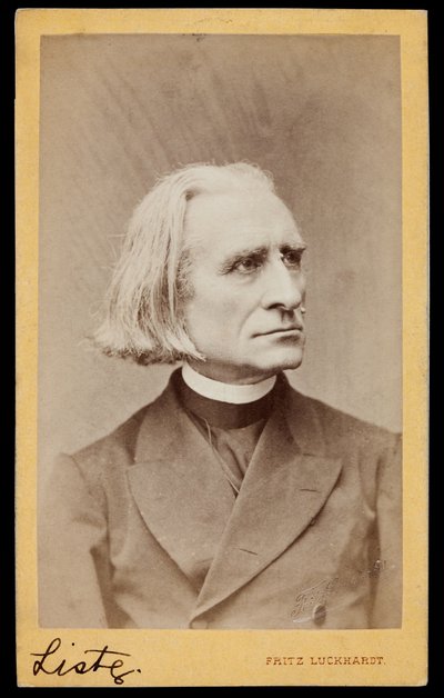 Portrait of Franz Liszt by Fritz Luckhardt