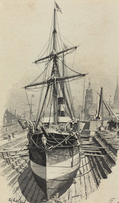 Emigrant Steamer by Fritz Stoltenberg
