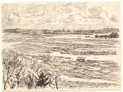 Mosel Landscape by Fritz Syberg