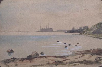 The Beach, Kronberg Helsinger by Fritz Syberg