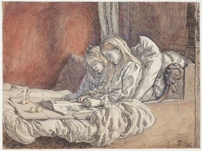 Two Convalescents by Fritz Syberg