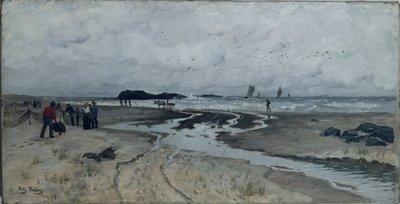 Bank by Fritz Thaulow